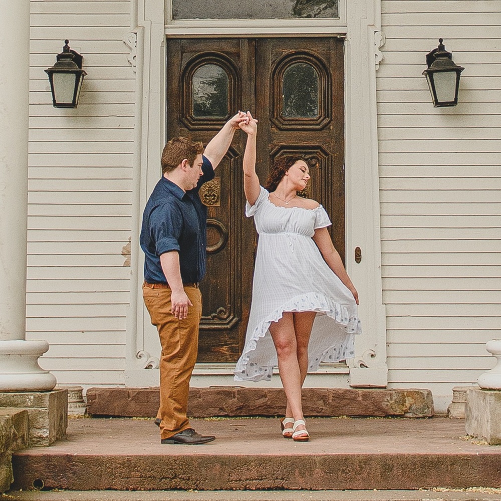 High-Low White Dress